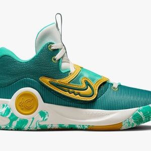 Nike Green and Yellow High-Top Sneakers